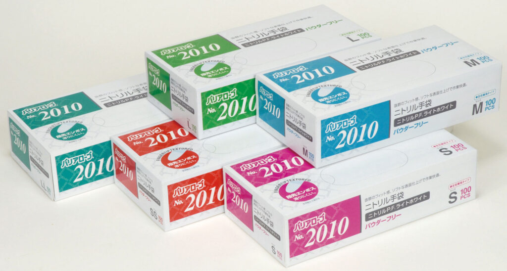 2010　ニトリルP.F.ライト　ホワイト（パウダーフリー）