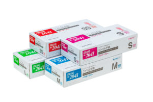 2041　ニトリルP.F.デラックス　ロング　ピンク（パウダーフリー）