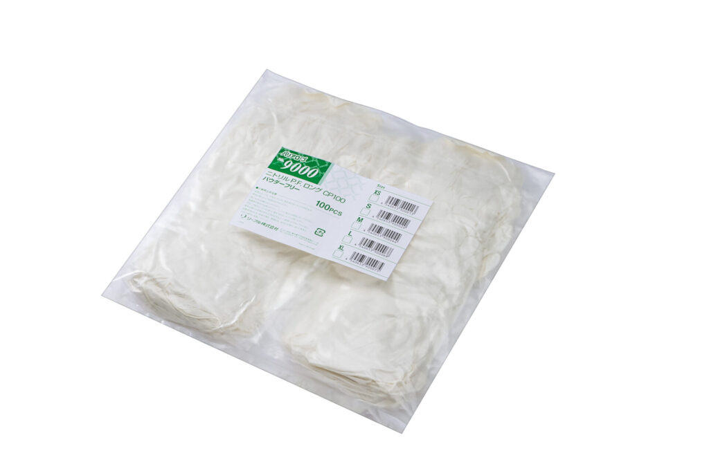 9000　ニトリルP.F.ロングCP100（パウダーフリー）