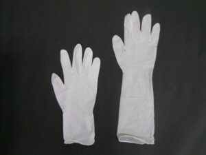 二トリルロング手袋