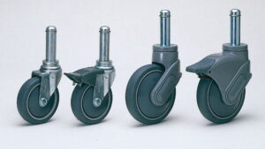 打ち込み式単独キャスター（エラストマー車）